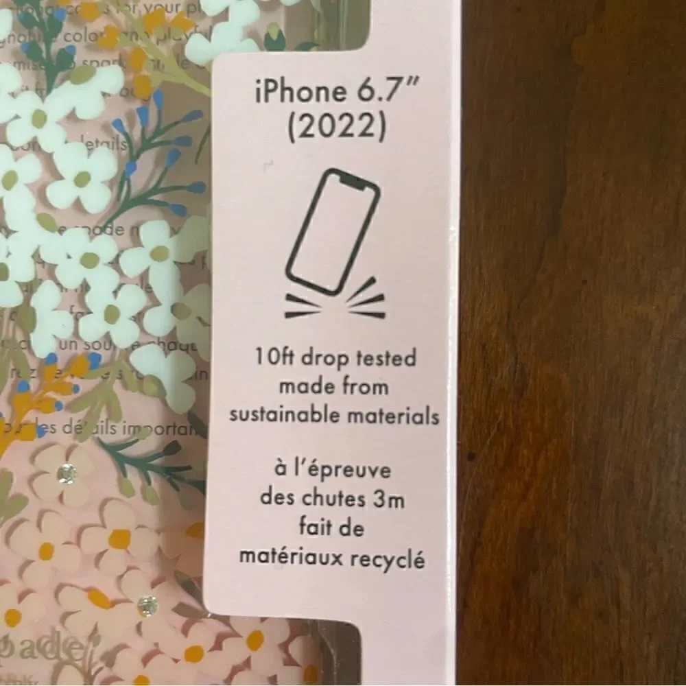 Kate Spade iPhone 14 Plus Floral Case